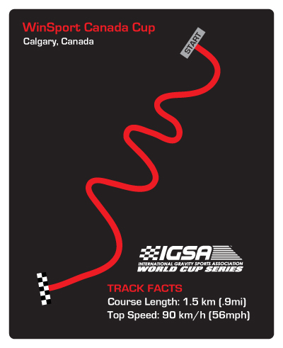 Calgary Track Map